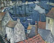 The Old Harbour By Christopher Richard Wynne Nevinson