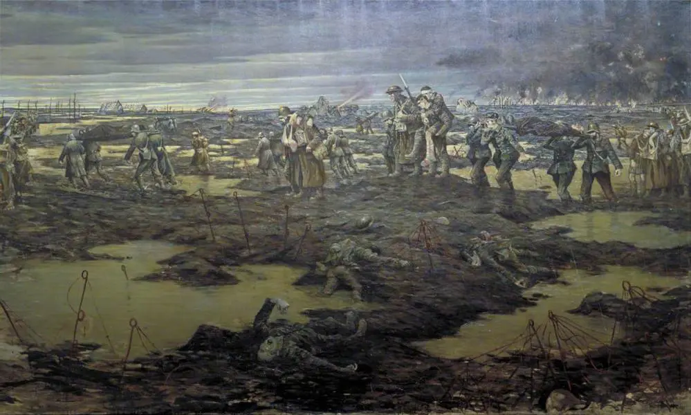 The Harvest of Battle 1919 By Christopher Richard Wynne Nevinson