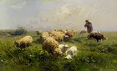 Sunny Pasture 1890 By Heinrich von Zugel