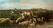 Sheep Washing 1872 By Heinrich von Zugel