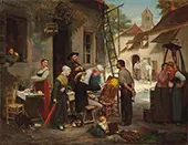 A New Sign for the Old Inn 1870 By Henry Bacon