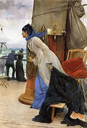 First Sight of Land By Henry Bacon