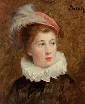 Portrait of a Young Boy By Henry Bacon