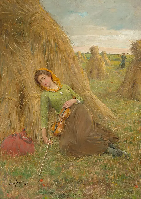 The Musician's Rest By Henry Bacon