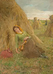 The Musician's Rest By Henry Bacon