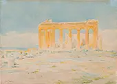 The Parthenon East Facade By Henry Bacon