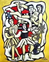 Bird Dancers By Fernand Leger