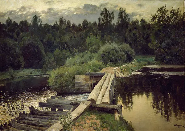 At a Whirlpool, 1892 By Isaac Levitan