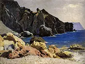 The Sea Coast, Crimea By Isaac Levitan