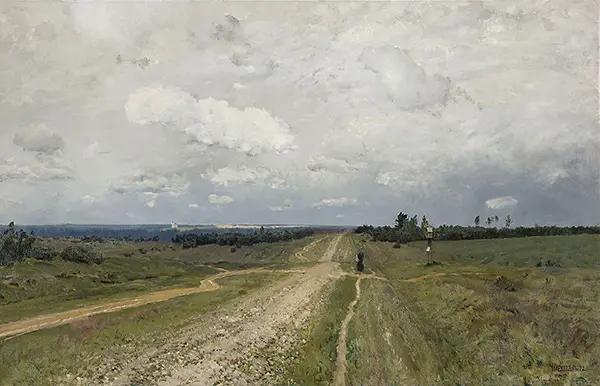 The Vladimirka By Isaac Levitan