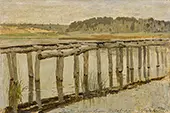 The Wooden Bridge By Isaac Levitan