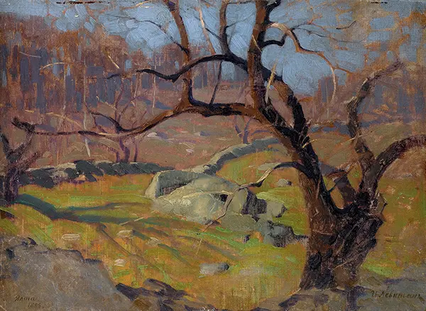 View Near Yalta, 1886 By Isaac Levitan