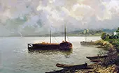 Volga By Isaac Levitan