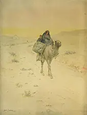 Twilight in the Desert By Henry Bacon