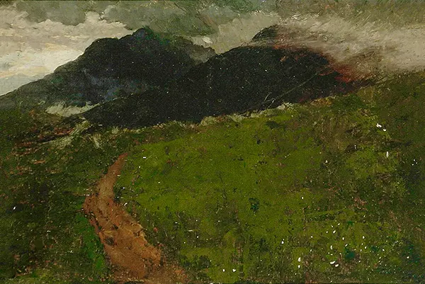 A Nowegian Mountain Scenery By Bertha Wegmann