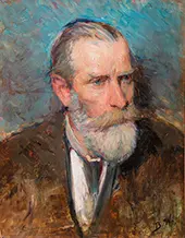 Portrait of an Elderly Man By Bertha Wegmann