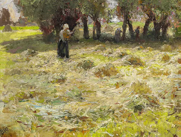 The Hay is Turned By Bertha Wegmann