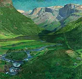 Strandefjord Skogstad Valders By Eilif Peterssen
