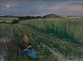 Summer Evening Sando, 1884 By Eilif Peterssen