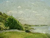 View from Mariager Fjord By Georg Achen