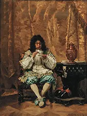 A Bullfighter Tea Time By Edwin Blashfield