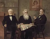 Charles Edwin Wilbour with Two Cousins By Edwin Blashfield