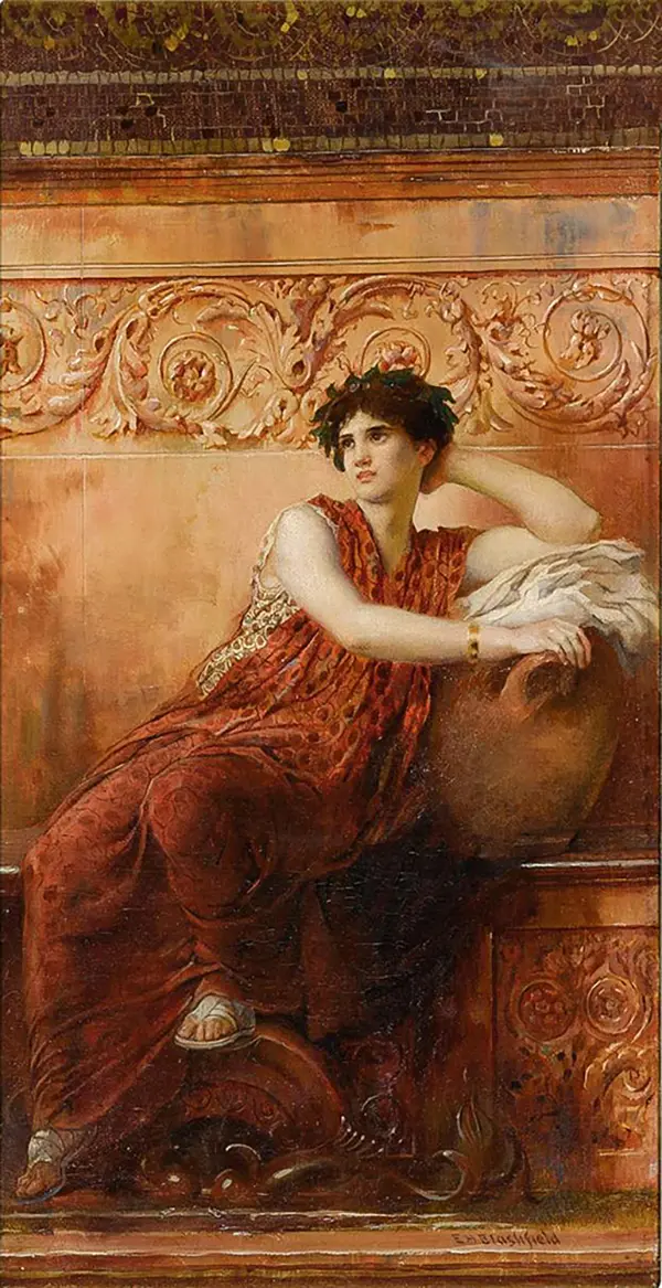Roman Pose By Edwin Blashfield