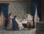 Tending to Mother By Edwin Blashfield