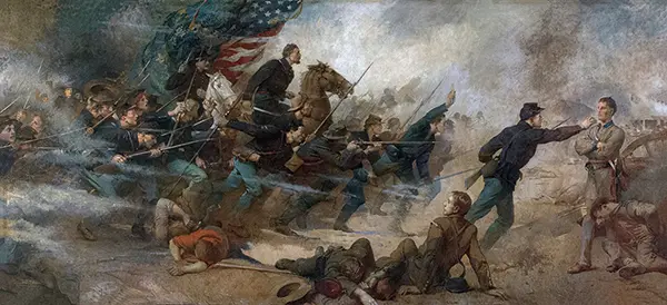 The Fifth Minnesota at Corinth c1912 By Edwin Blashfield