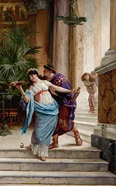 The Lover's Advance By Edwin Blashfield