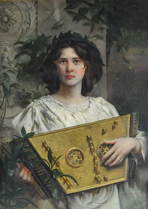 The Musician By Edwin Blashfield