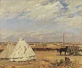 At an Evacuating Station 1918 By Algernon Talmage