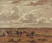 Camp at Agny By Algernon Talmage