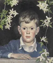 Portrait of a Young Boy c1937 By Stella Bowen