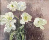 Flowers Still Life c1935 By Stella Bowen