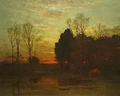 Tranquility at Sunset By John Joseph Enneking