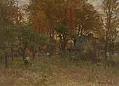 The Old Roundy House on The Neponset River By John Joseph Enneking
