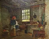Old Colonial Wash Kitchen By John Joseph Enneking