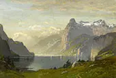 Morning Lake Lucerne By John Joseph Enneking