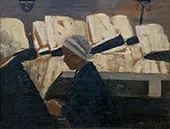 A Funeral in Brittany 1900 By Charles Cottet