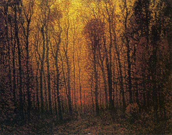 Deep Woods in Fall by John Joseph Enneking | Oil Painting Reproduction