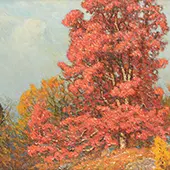 Autumn Landscape 2 By John Joseph Enneking
