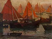 Port of Brittany By Charles Cottet