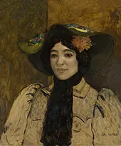 Portrait of a Woman 1900 By Charles Cottet