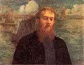 Portrait of Charles Cottet 1896 By Charles Cottet