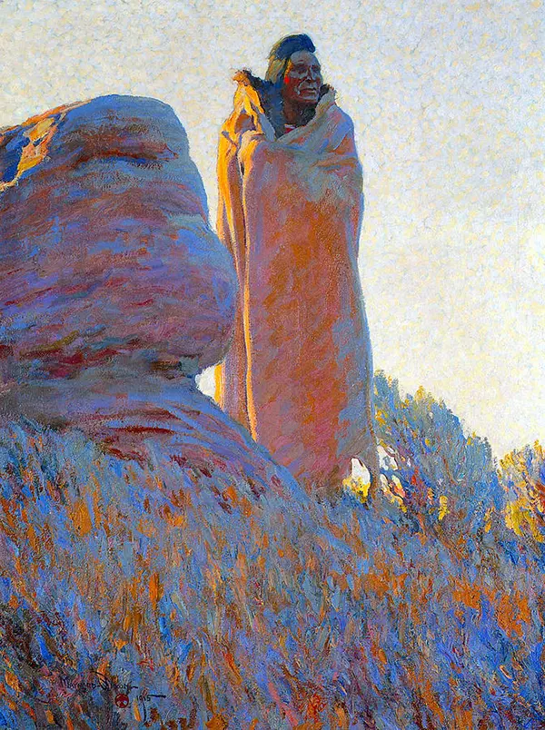 The Medicine Robe By Maynard Dixon