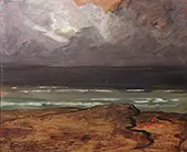 Storm at Sea Brittany By Charles Cottet