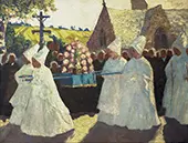 The Corpus Christi Procession in Landudec By Charles Cottet