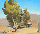 Windmill Carson Nevada 1935 By Maynard Dixon