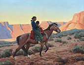 Navajo Mother 1945 By Maynard Dixon
